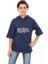 Erkek Çocuk Kapüşonlu Kanguru Cepli T-Shirt 9-14 Yaş LX7072 1