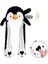 Penguen Şapka Kulakları Hareket Eden Işıklı Modlu Peluş Tavşan Şapka 1