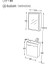 Loft 50 cm Latte Banyo Dolabı 3