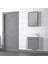 Loft 50 cm Mat Gri Banyo Dolabı 1