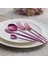 Orion Purple 30 Parça 6 Kişilik Çatal Kaşık Bıçak Seti 2