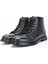Erkek Deri Siyah Casual Bot 818 1973 Erk Bot SK23/24 Sıyah Fltr 5