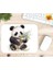 Sevimli Panda Baskılı Özel Tasarım Dikdörtgen Kaydırmaz Mousepad 1