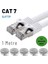 5 Adet 1 Metre Cat7 Kablo S/ftp Ethernet Network Lan Ağ Kablosu 1