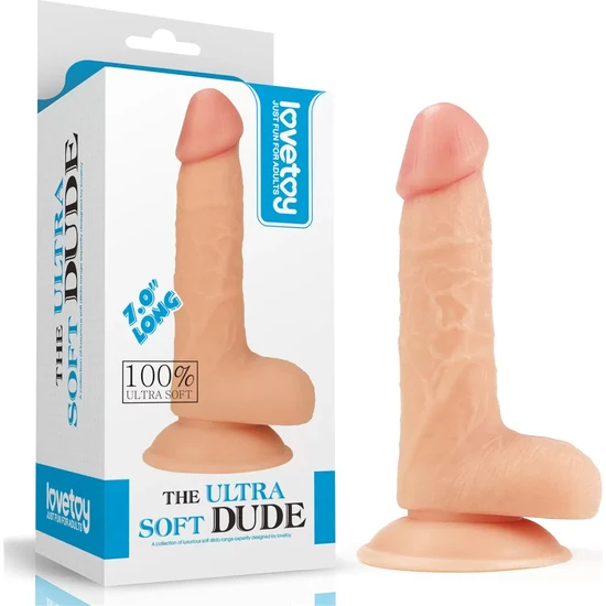 Night Pearly Cn 18 cm Geliştirilmiş Gerçekçi Yumuşak Doku Realistik Dildo Penis - The Ultra Soft Dude