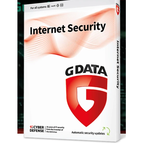 Gdata Internet Security Son Sürüm  3 Kullanıcı 1 Yıl Dijital Teslimat