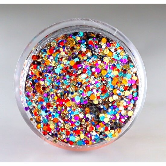 Nana Art Jel Formlu Parlak Glitter - Confetti