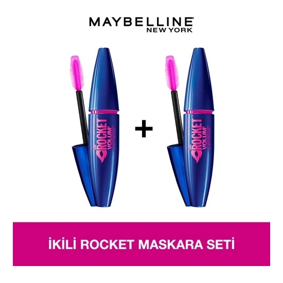 Maybelline New York 2'li Rocket Maskara Seti