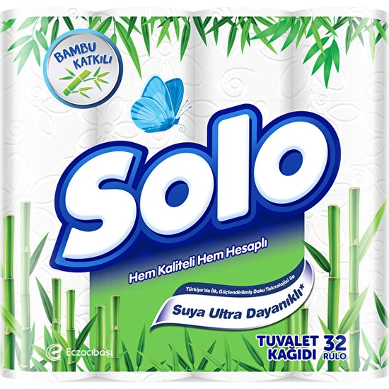 Solo Bambu Katkılı Tuvalet Kağıdı 32'li