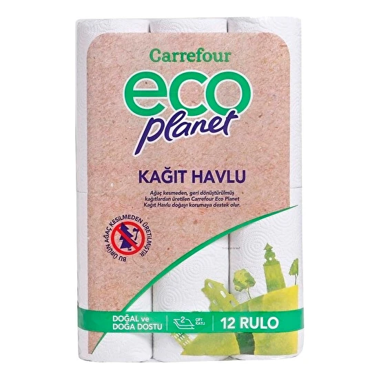 Carrefour Eco Planet Kağıt Havlu 12'li