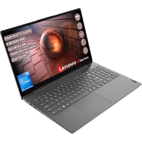 Lenovo V15 G2 Itl Intel Core™ I7-1165G7 8 GB 512 GB SSD Freedos 15,6