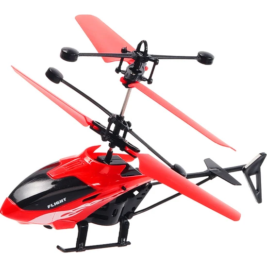 Tcherchi Uzaktan Kumandalı USB LED Mini Rc Drone Oyuncak Helikopter Uçak Kırmızı (Yurt Dışından)