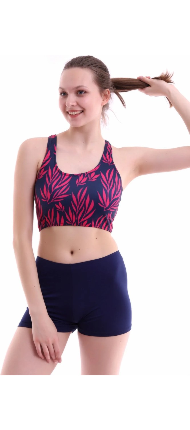 Aykum,kadın Badili Bikini Takımı Şortlu Şortu Astarlı görsel 6