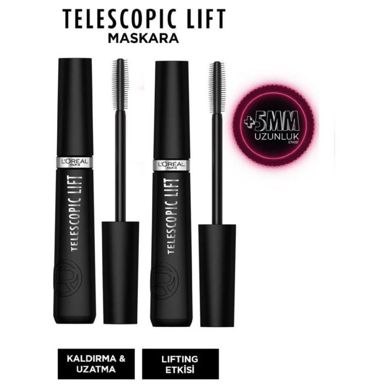 L'Oréal Paris 2'li Telescopic Lift Maskara 9.9 Ml