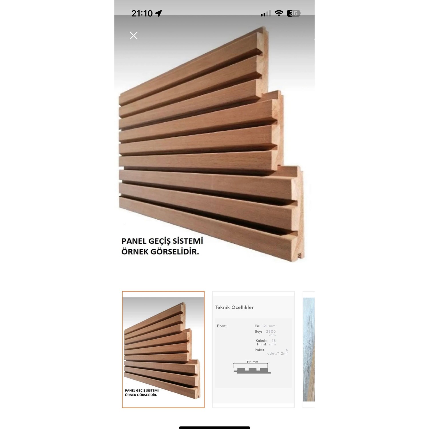 Agt Duvar Profili LB3771 Tieak Modeli Pvc Kaplama Fiyatı