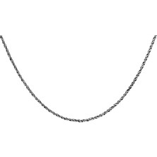 Okyanus Silver 925 Ayar Gümüş 60 cm Spiga Model Erkek Zincir Kolye
