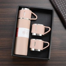 Erchin Vacuum Flask Set Üç Bardaklı Termos Seti