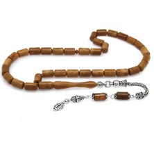 Okyanus Silver 925 Ayar Gümüş Püsküllü Kapsül Kesim Kuka Tesbih