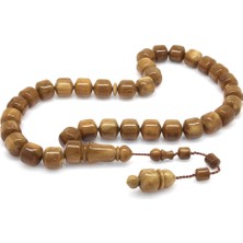 Okyanus Silver Sistemli Büyük Boy Kapsül Kesim Cilalı Kuka Tesbih