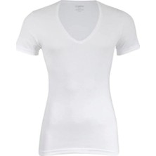 Yıldız 355 Erkek Likralı Derin V Yaka Atlet 6 Adet