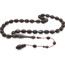 Tesbihname Sistemli Arpa Kesim Sedefli Mavi-Siyah Colorful Katalin Tesbih