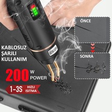 Valkyrie 200W Şarjlı Kablosuz Tampon Plastik Kaynak Makinesi - 600 Uçlu Araba Kaporta Oyuncak Tamir