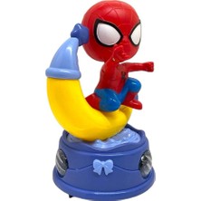 Shem Pilli Işıklı Dans Eden Spiderman Örümcek Adam 20CM