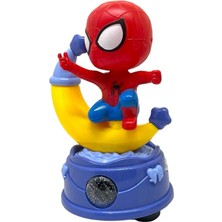 Shem Pilli Işıklı Dans Eden Spiderman Örümcek Adam 20CM