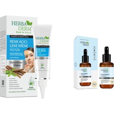 Herbaderm Renk Açıcı Yüz Leke Kremi 55ml+Leke Karsıtı Serum 30ml