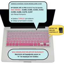 McStorey Macbook Air Pro Klavye Koruyucu (Türkçe Q) Gradient (Eski USB’li Model 2008/2017 yılı) ile Uyumlu