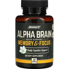 Onnıt Alpha Brain, Memory & Focus, 30 Capsules