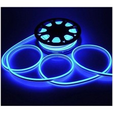 Helios Opto Neon Hortum LED 12V Mavi 5 Metre Paket Hs 3251