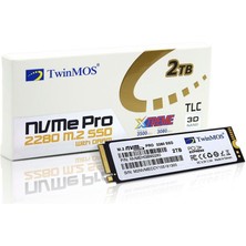 Twinmos NVMehGBm2280 2TB 3500-3080 M.2 PCIe NVMe SSD