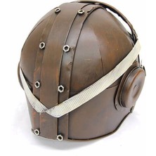 Hediye Sandalı Dekoratif Metal Pilot Kaskı, 14"