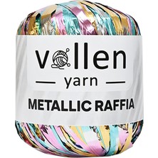 Vollen Yarn Premium Metalik Rafya,şapka Ipi,abiye Çanta Ipi,polyester Ip,süsipi,parti Malzemesi