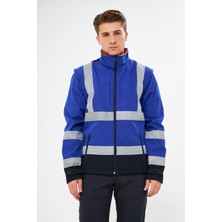 Orange Safety Mervem Softshell Reflektörlü Mont Kolları Çıkmalı