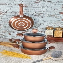 Cooker 7 Parça Titanyum Tencere Takımı