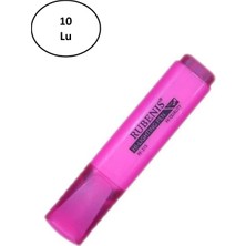 Rubenis Fosforlu Kalem Rubenis M 315 Pembe 10'lu