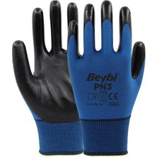 Beybi PN3 Nitril Mavi İş Eldiveni NO: 10 12 Çift