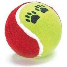 Petinka® Üçlü Renkli Desenli Tenis Topu Kedi Köpek Oyuncağı