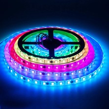Fuji Led WS2811 Rgb Adreslenebilir Pixel Şerit LED IP65 Metrede 60 LED