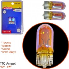 Carub 12V T10 Ampul 5W Diadem Orange Orijinal BR0403094