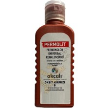 Permolit Üniversal Renklendirici Renk Tüpü Oksit Kırmızı 50 Ml.