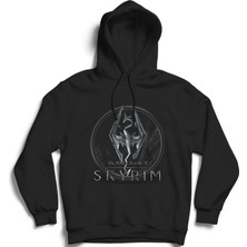 The Fame Skyrim, DK-369, Game, Oyun Kapüşonlu Sweatshirt Hoodie
