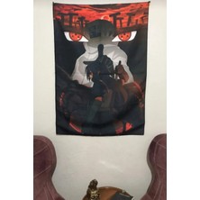 Owl Bag Naruto Itachi Desenli Tasarım Duvar Halısı