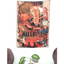 Owl Bag Kill Bill Film Afiş Desenli Tasarım Duvar Halısı