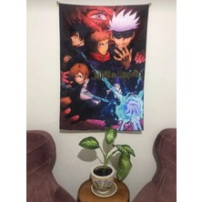Owl Bag Anime Jujutsu Kaisen Desenli Tasarım Duvar Halısı