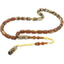 Gümüş Hediye Al Gümüş Püsküllü Imamesı Usta Işçilikli Kapsül Kesim Sedefli Süzme Renkli Sıkma Kehribar Tesbih