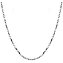 Gümüş Hediye Al 925 Ayar Gümüş 3 mm Erkek Kral Zincir