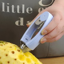 Pengfushop4 Y2 Stili Ananas Bıçağı Soyucu Paslanmaz Çelik Soyma Ananas Artefaktı 304 Oluk Açma Klipsi Tohum Soyma Bıçağı Alet Klipsi Ev (Yurt Dışından)